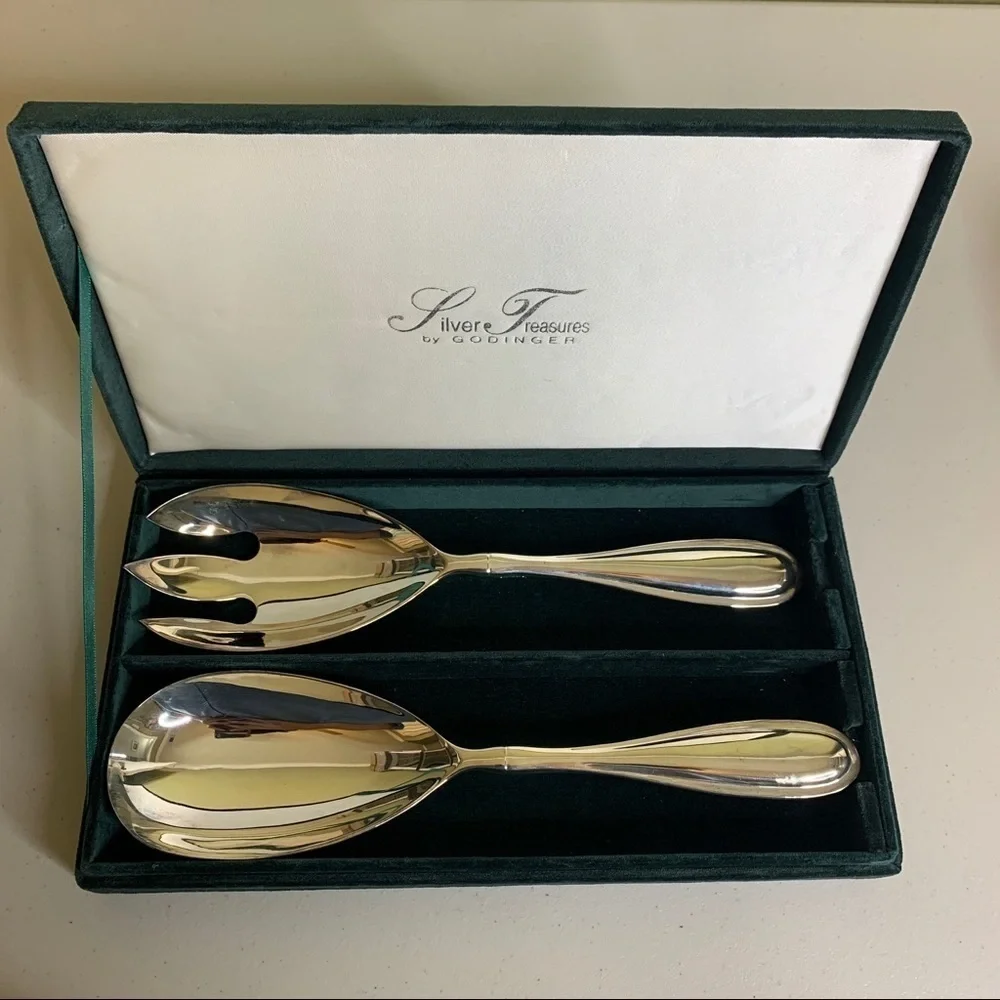 Godinger Silver Treasures Vintage Silverplated Set
